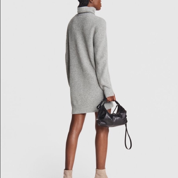NWT rag & bone Pierce Cashmere Turtleneck Dress - Picture 2 of 10